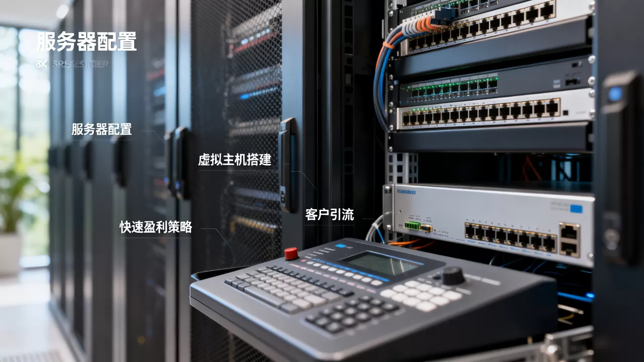 服务器做虚拟主机销售怎么操作，如何快速盈利