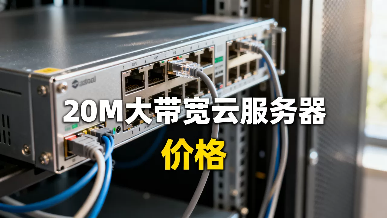 大带宽20m云服务器多少钱
