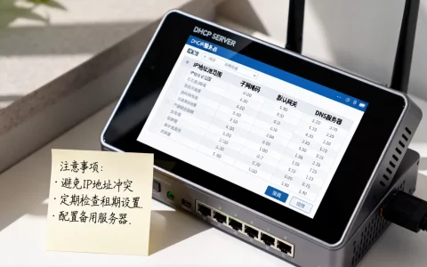 如何配置DHCP服务器参数，有哪些注意事项