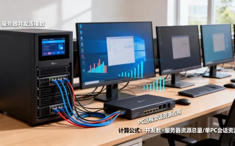 一台服务器支持多少台PC远程，怎么计算？