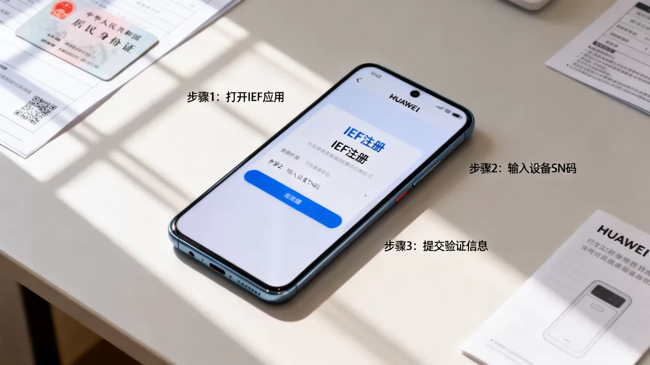 如何在IEF上注册华为终端设备？，怎么注册？