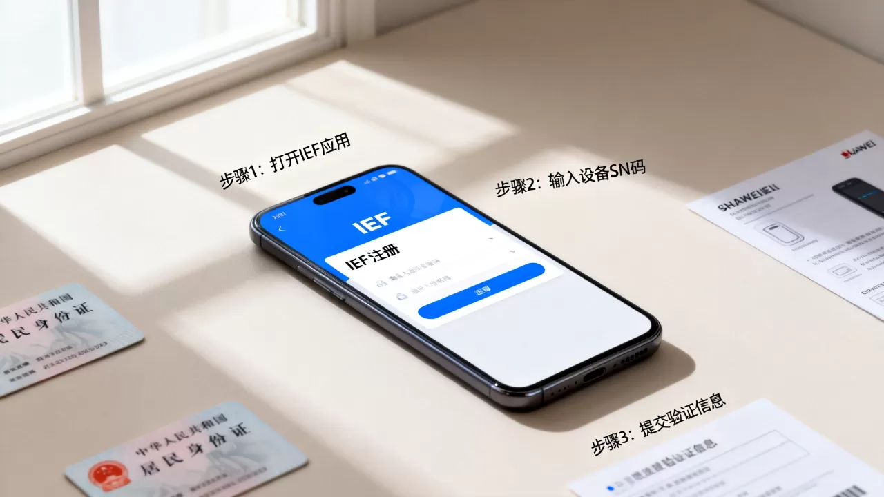 如何在IEF上注册华为终端设备？，怎么注册？