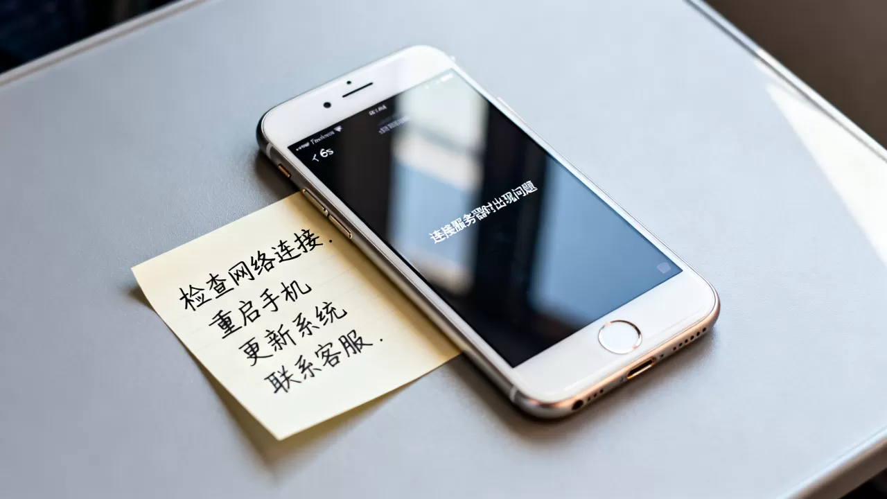 苹果6s连接服务器时出现问题怎么解决,是什么原因? 苹果6s连接服务器时出现问题怎么解决,是什么原因?