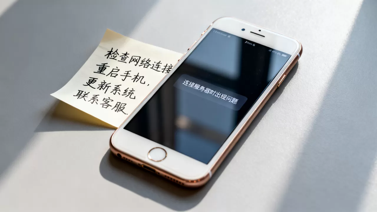 苹果6s连接服务器时出现问题怎么解决,是什么原因? 苹果6s连接服务器时出现问题怎么解决,是什么原因?