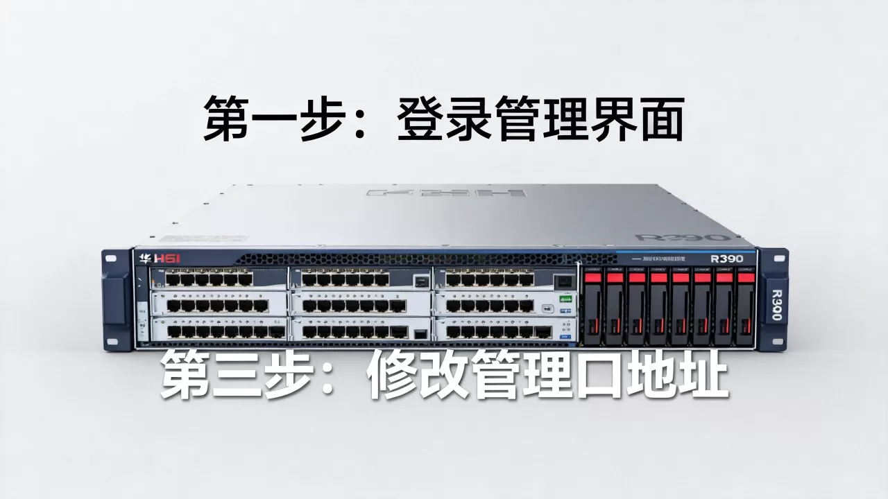 华三R390服务器管理口地址怎么查看更改?,步骤是什么 华三R390服务器管理口地址怎么查看更改?,步骤是什么