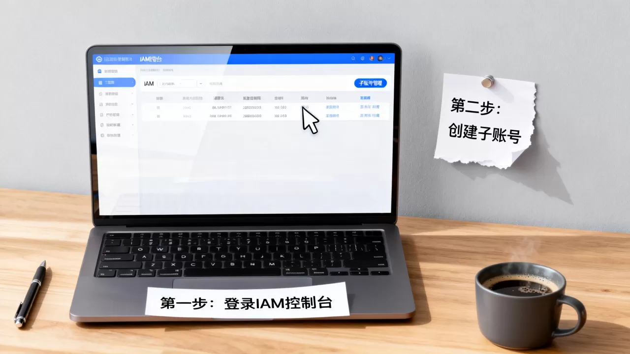 如何正确给IAM子账号授权，具体步骤有哪些？
