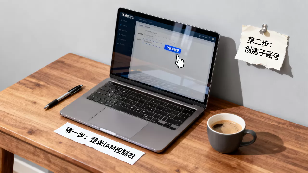 如何正确给IAM子账号授权，具体步骤有哪些？