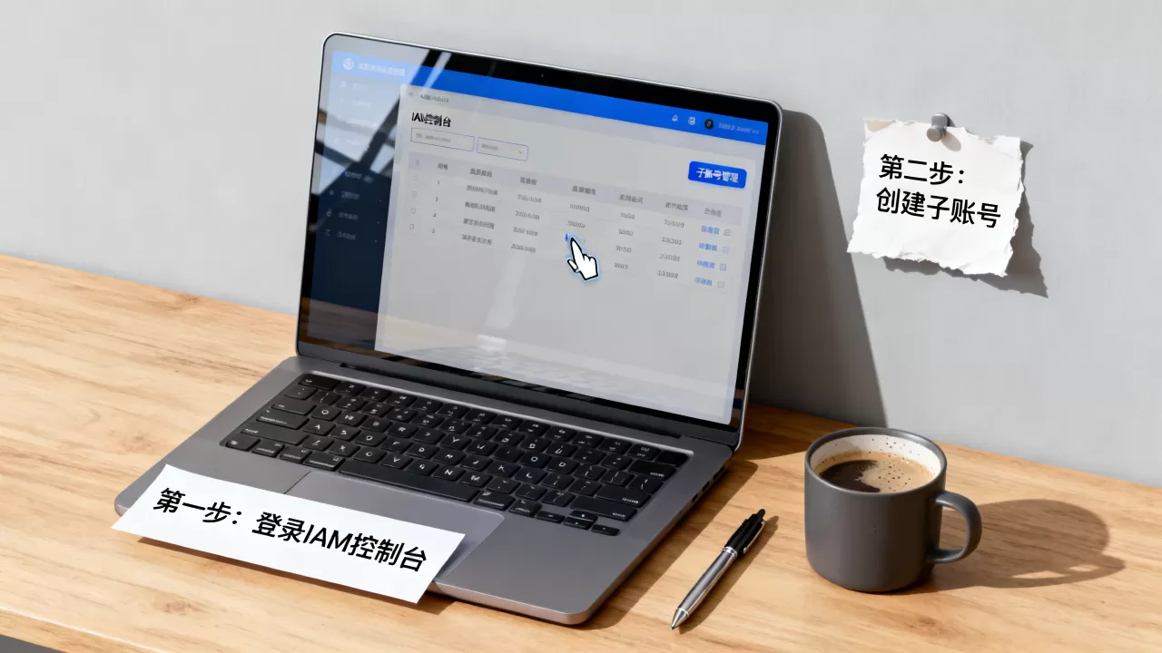 如何正确给IAM子账号授权，具体步骤有哪些？