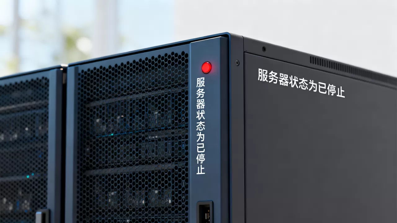 服务器状态为已停止