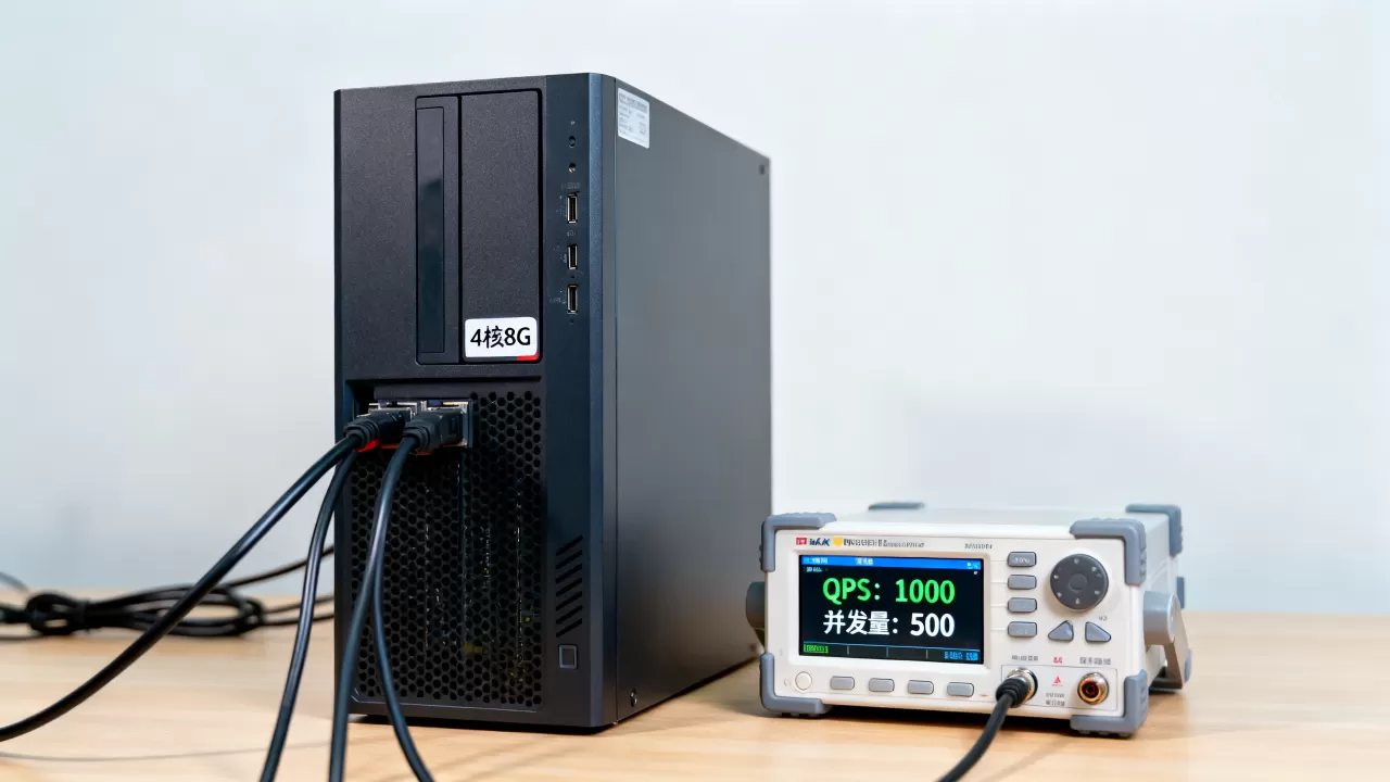 4核8G服务器能扛多少QPS，并发量多少合适？