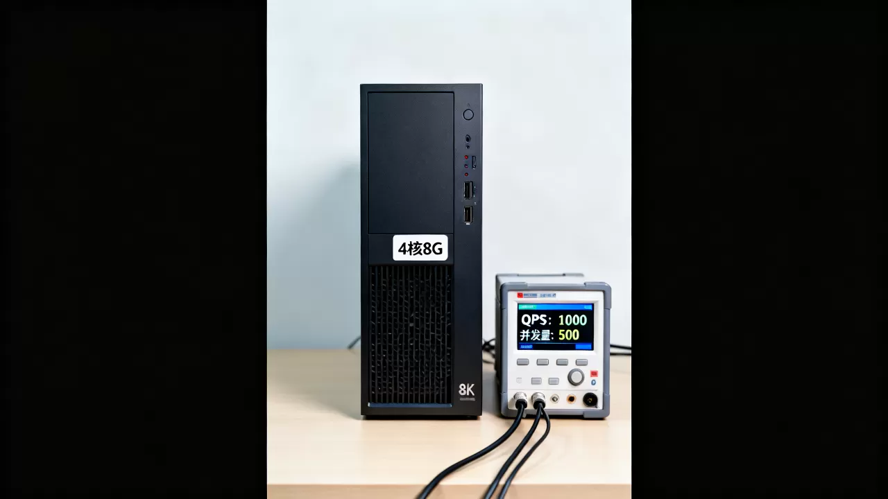 4核8G服务器能扛多少QPS，并发量多少合适？