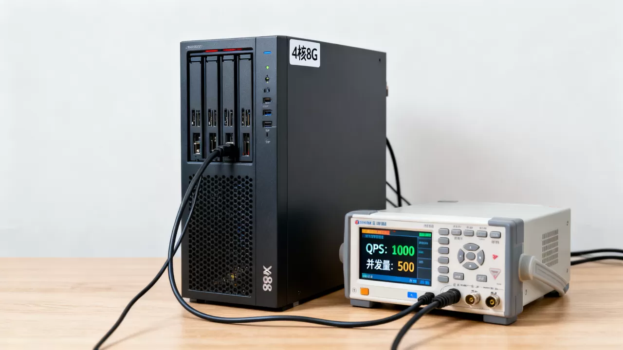 4核8G服务器能扛多少QPS，并发量多少合适？