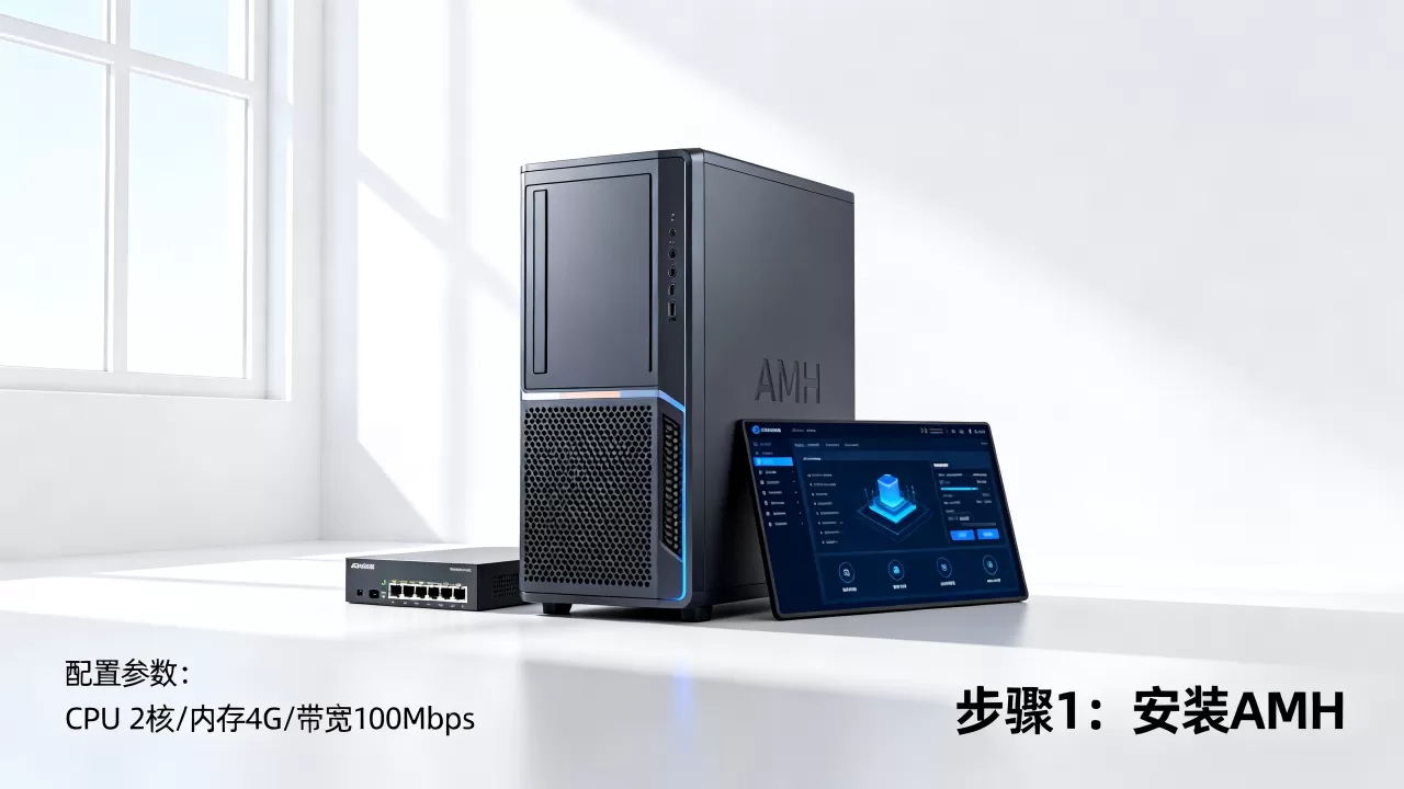 如何用AMH在服务器中搭建虚拟主机建站，需要什么配置？