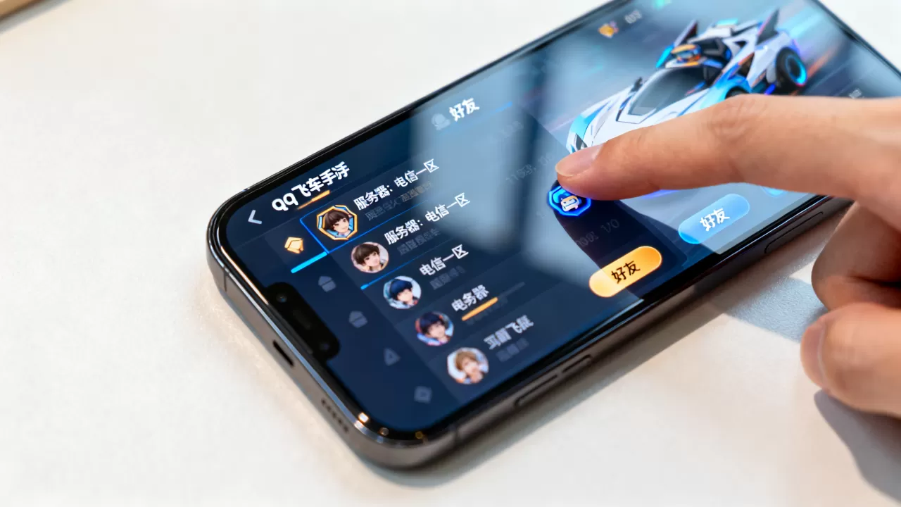 qq飞车手游怎么看好友在哪个服务器大区,怎么查 qq飞车手游怎么看好友在哪个服务器大区,怎么查
