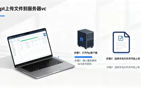 如何ftp上传文件到服务器vc，有哪些步骤？