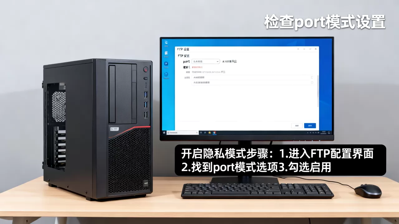FTP服务器没开启port模式怎么办，如何开启隐私模式