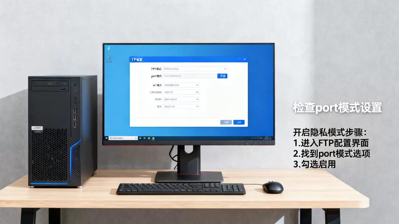 FTP服务器没开启port模式怎么办，如何开启隐私模式
