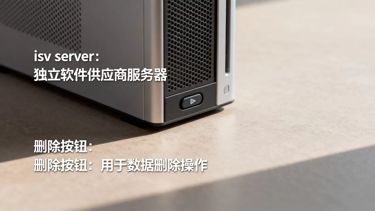 isv server和删除按钮是什么意思?,怎么删除? isv server和删除按钮是什么意思?,怎么删除?