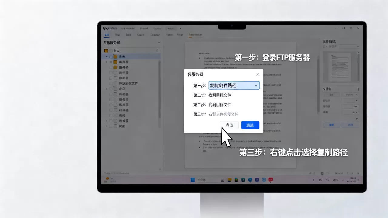 FTP服务器上怎么复制文件路径?,具体步骤有哪些? FTP服务器上怎么复制文件路径?,具体步骤有哪些?