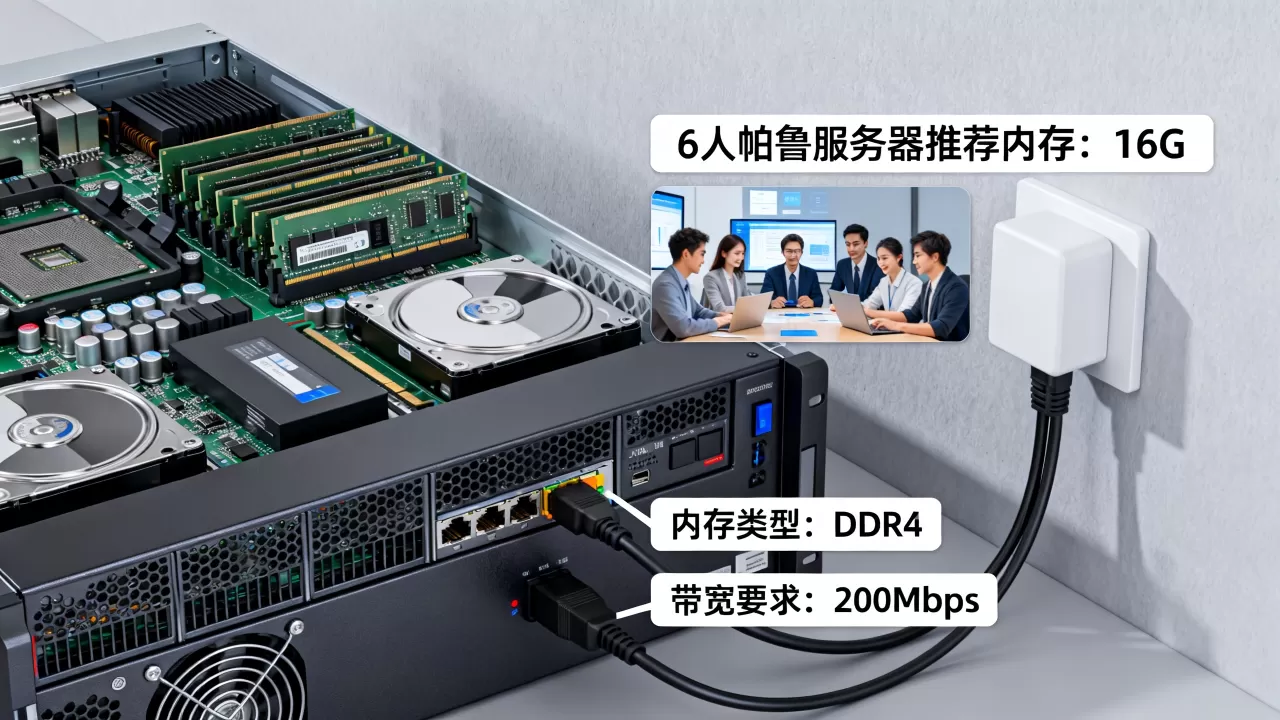 6个人帕鲁服务器多少g内存合适，怎么选？