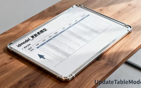 idmodel_更新表模型 - UpdateTableModel