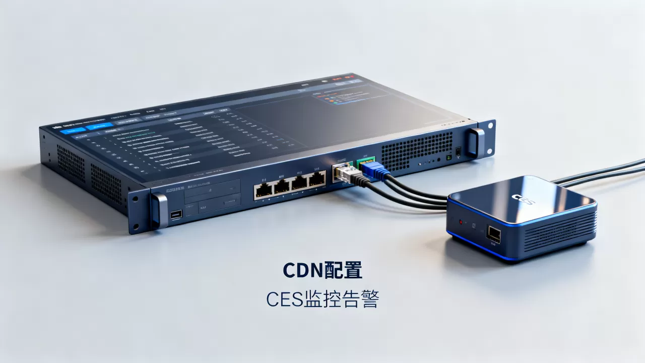 服务器延迟高加cdn_配置CDN加CES监控告警