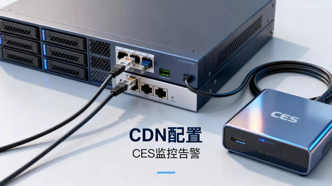 服务器延迟高加cdn_配置CDN加CES监控告警