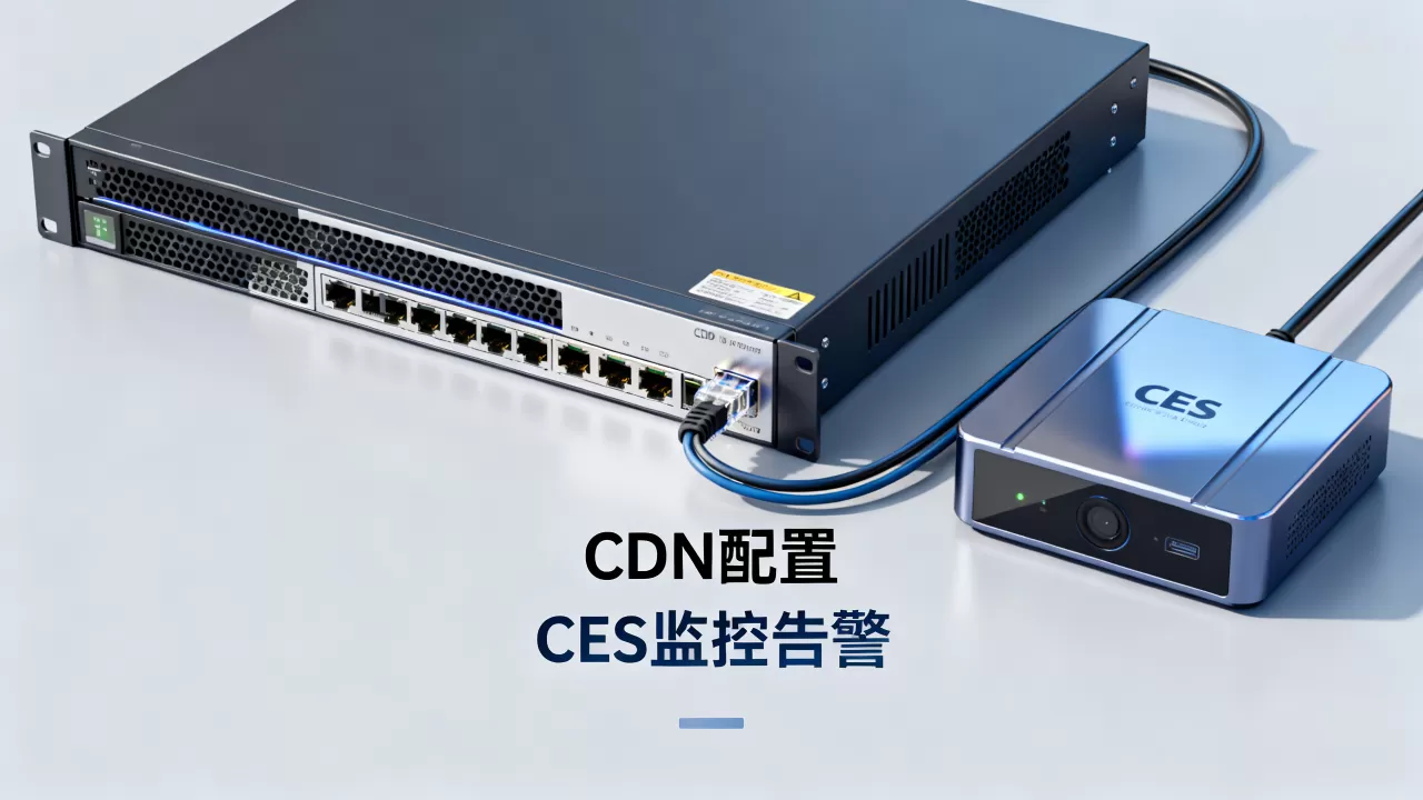 服务器延迟高加cdn_配置CDN加CES监控告警