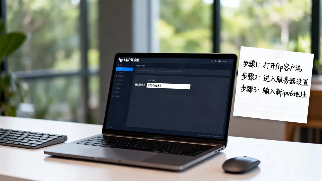 如何更新ftp访问ipv6服务器地址？, 怎么更新地址？