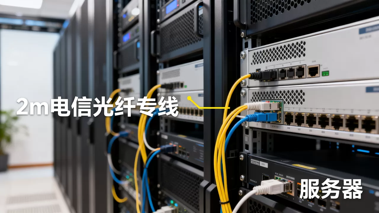2m电信光纤专线 带多少台服务器