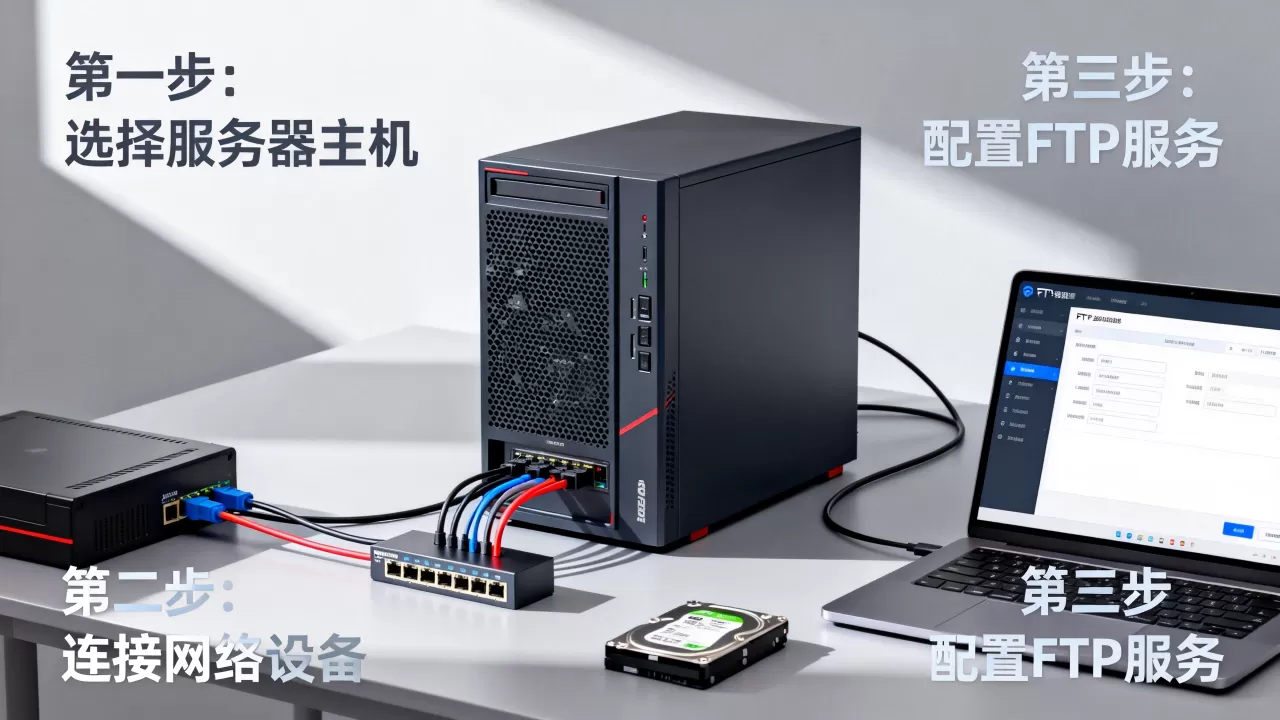 做一个FTP服务器要多少钱？，怎么搭建？