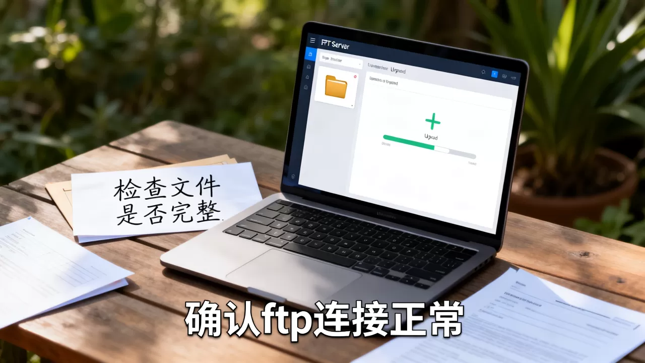 ftp服务器上传少一个文件怎么回事？，怎么解决
