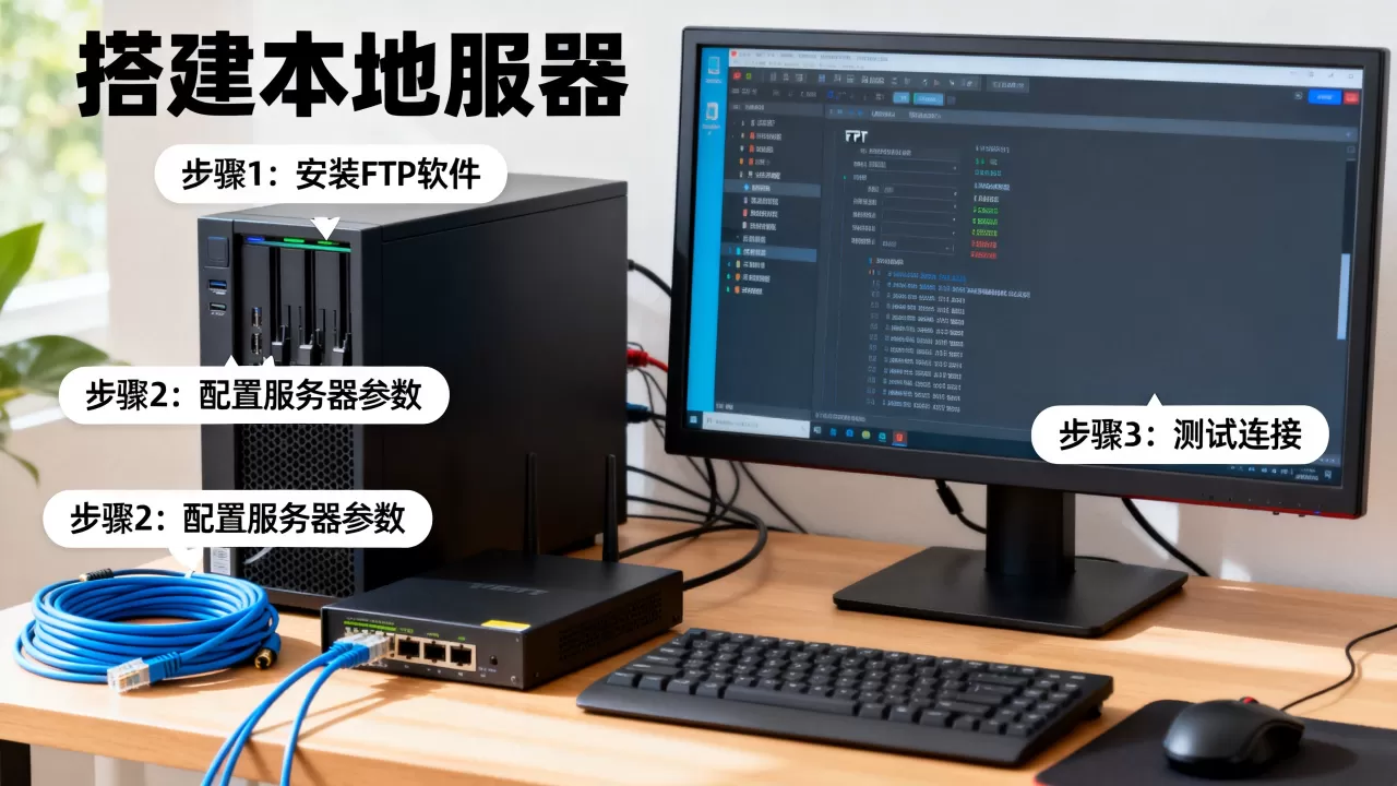 如何搭建FTP本地服务器，FTP服务器搭建教程是什么？