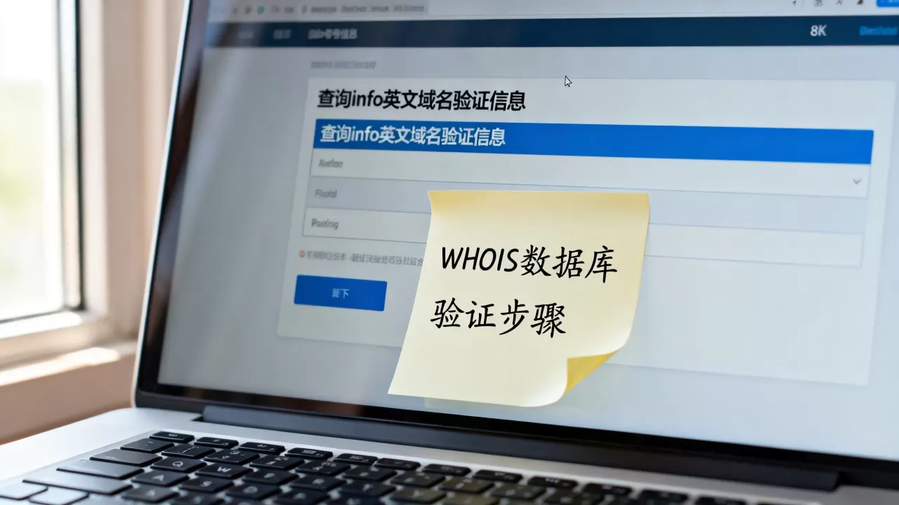 如何查询info信息英文域名的验证信息，怎么查？