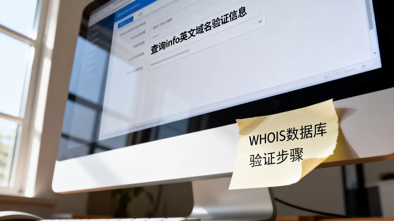 如何查询info信息英文域名的验证信息，怎么查？