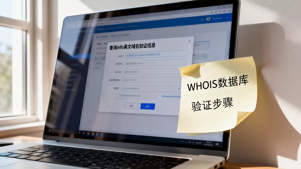如何查询info信息英文域名的验证信息，怎么查？