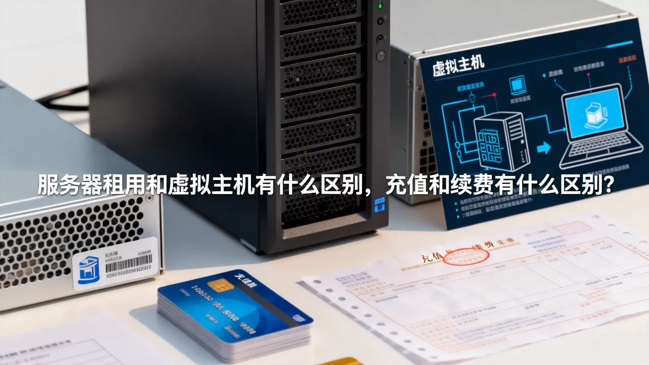 服务器租用和虚拟主机有什么区别,充值和续费有什么区别? 服务器租用和虚拟主机有什么区别,充值和续费有什么区别?