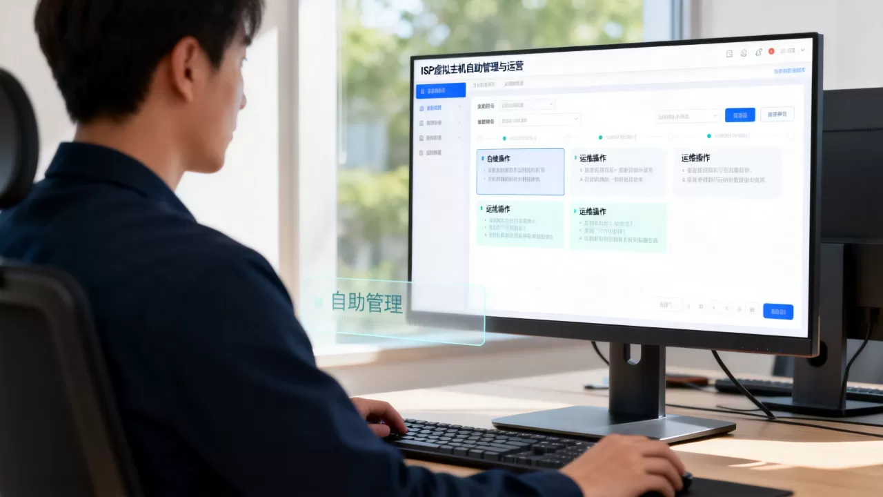 isp虚拟主机如何实现自助管理与自助运维？，怎么操作？