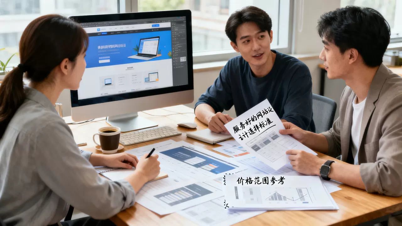 服务好的网站设计怎么选择公司？，多少钱？