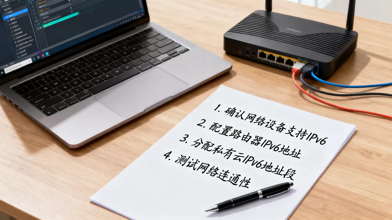 如何快速配置IPv6私有云？,关键步骤有哪些？
