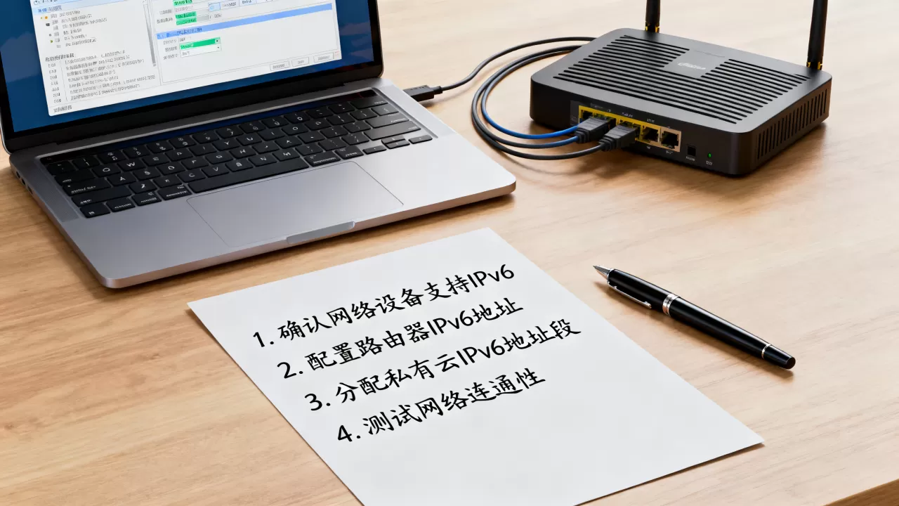 如何快速配置IPv6私有云？,关键步骤有哪些？