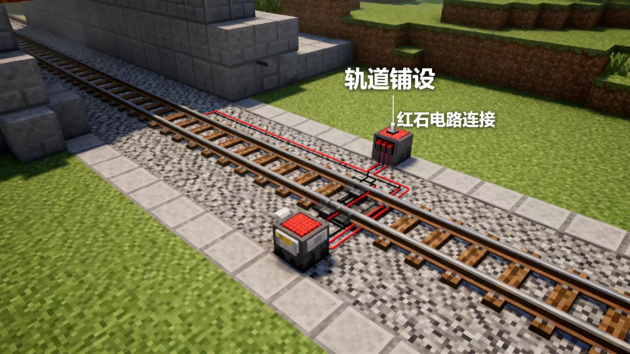 我的世界tis红石服务器高速铁路怎么建，有什么技巧