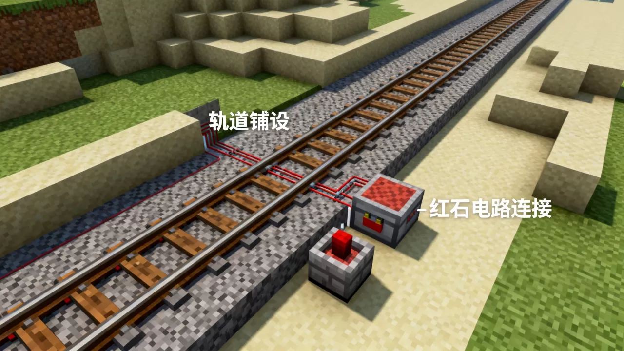 我的世界tis红石服务器高速铁路怎么建，有什么技巧