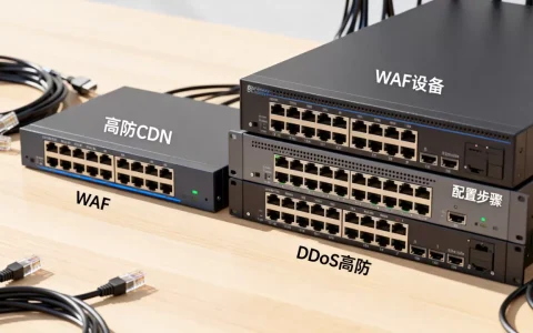 高防CDN、WAF、DDoS高防能同时使用吗，怎么配置？