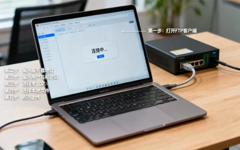 FTP文件怎么上传到服务器，具体步骤有哪些？