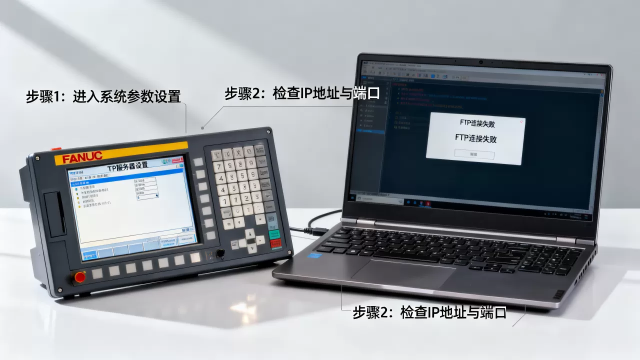 fanuc系统怎么设置FTP服务器,FTP连接失败怎么办? fanuc系统怎么设置FTP服务器,FTP连接失败怎么办?