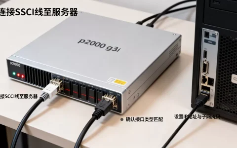 p2000 g3 isci怎么正确连接服务器，怎么设置