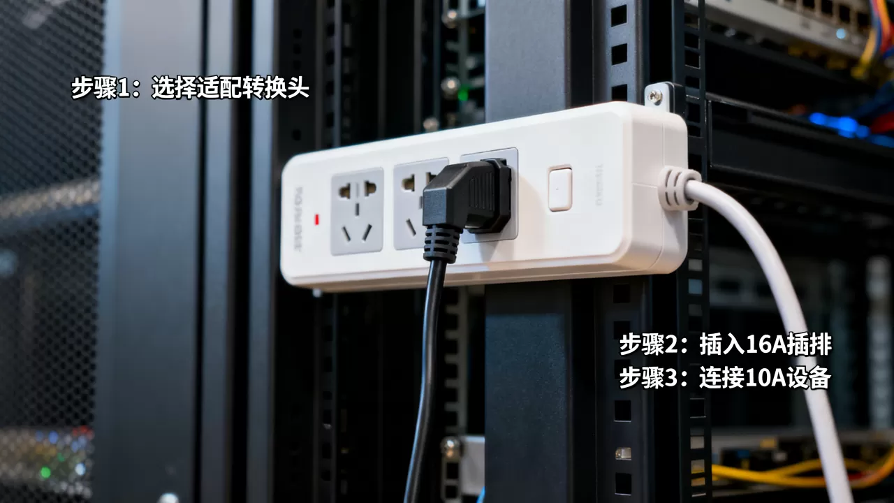 服务器机房插排16A如何转成10A，转换方法有哪些？