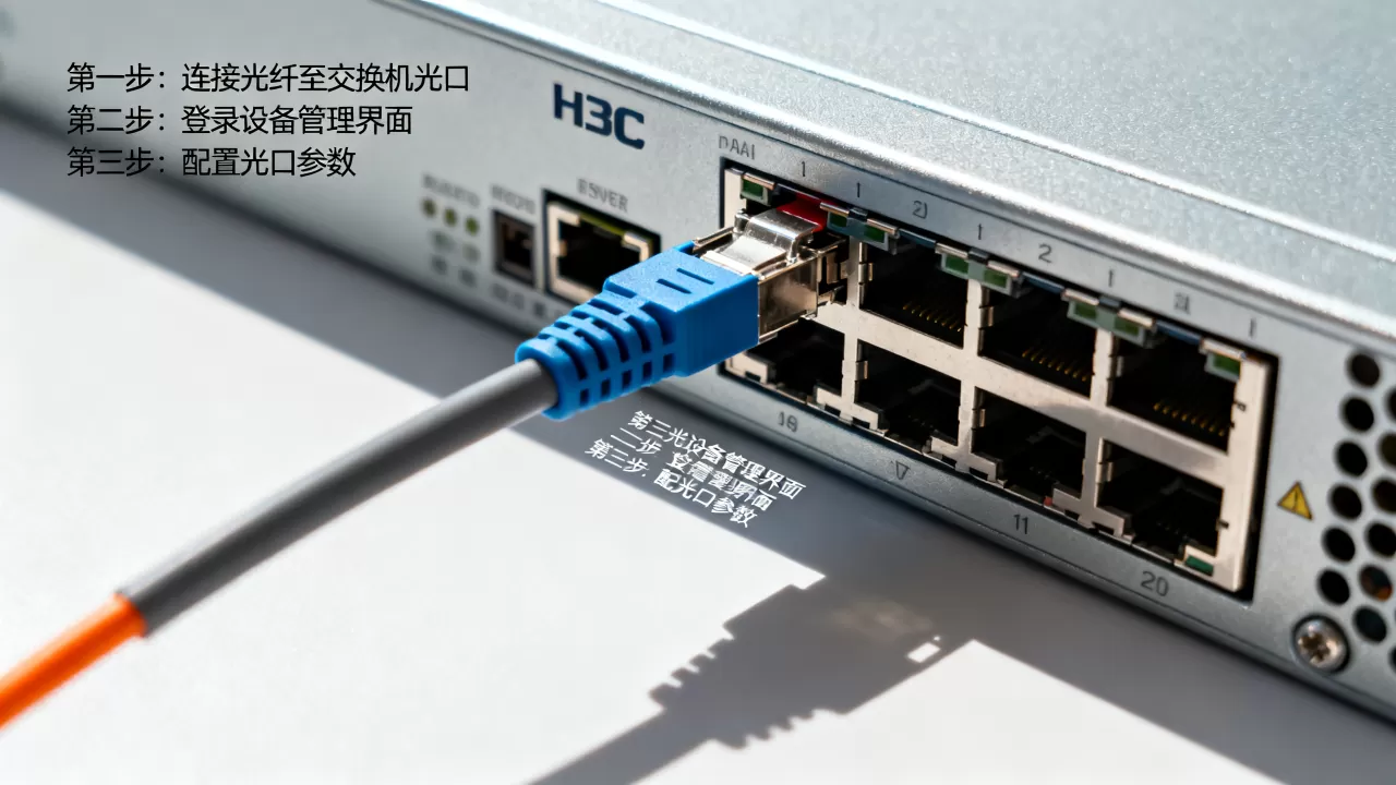 h3c服务器交换机光口如何设置,设置步骤是什么? h3c服务器交换机光口如何设置,设置步骤是什么?