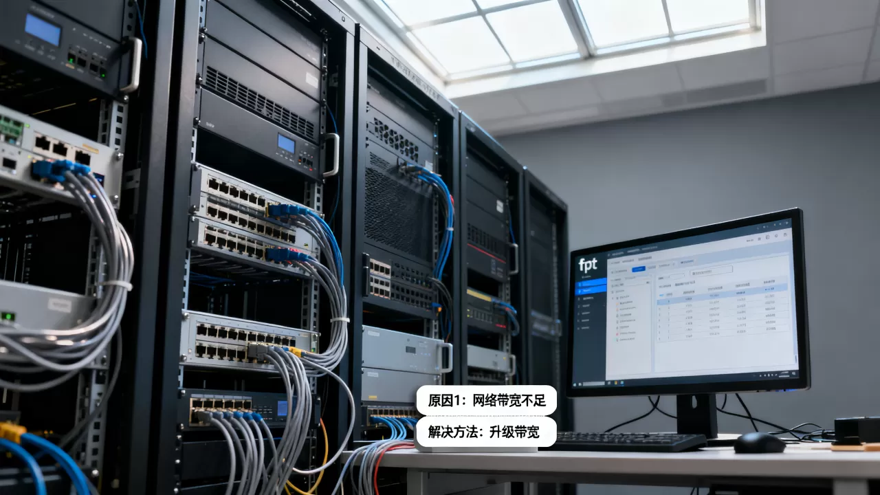 ftp服务器速度慢是什么原因？，怎么解决？